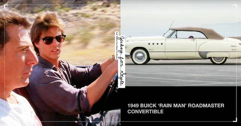 《雨人》电影中，由汤姆克鲁斯所驾驶的白色敞篷车，在拍卖会上竞标，还卖出超高价！